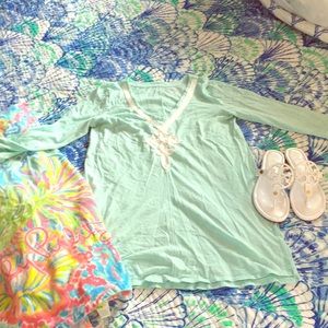 Mint green Lilly Pulitzer Tunic